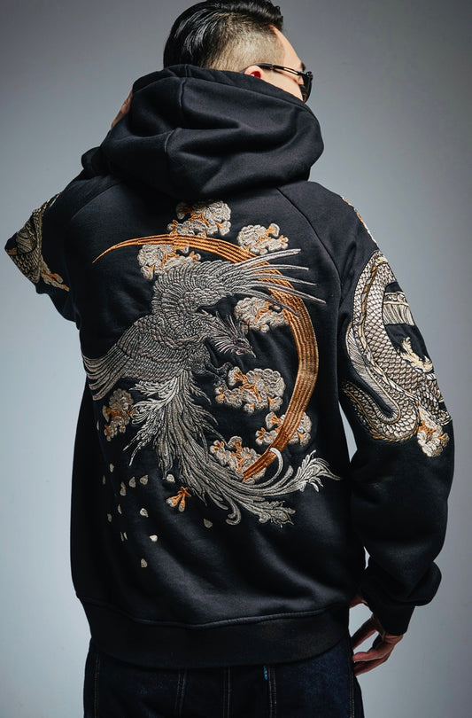 Embroidered Hoodie 'Fenix'