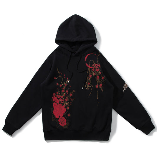 Embroidered Hoodie 'Dragon Spring'